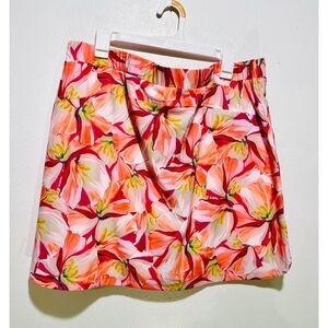 Chicos skort performance tropical summer colorful outdoor sports women 16 New